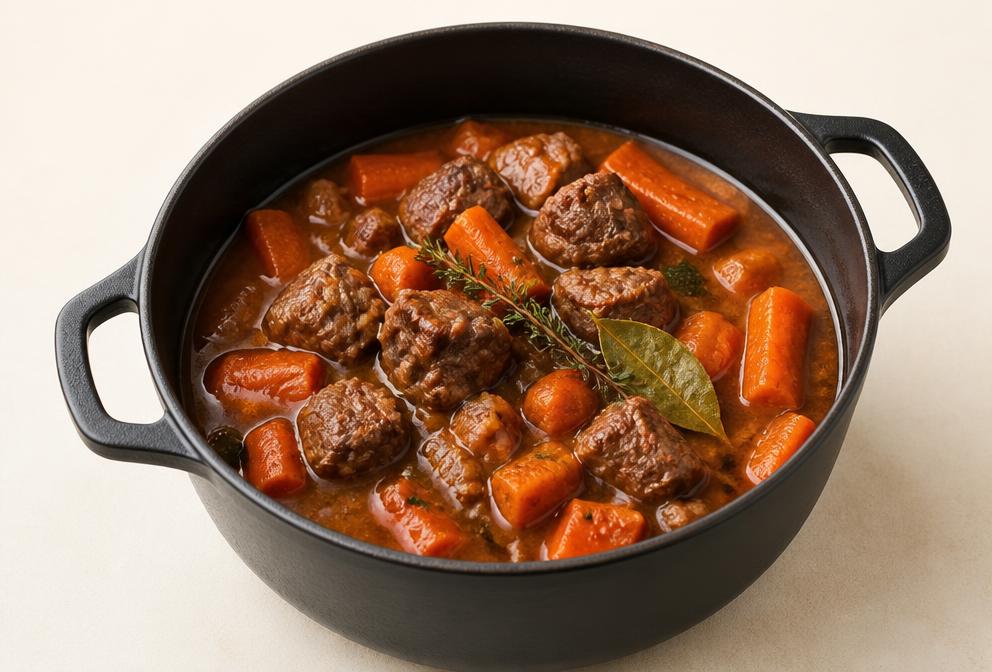 Bœuf carottes mijoté