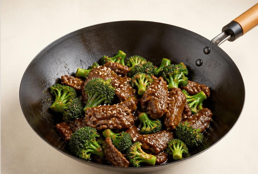 Bœuf sauté au brocoli et tamari