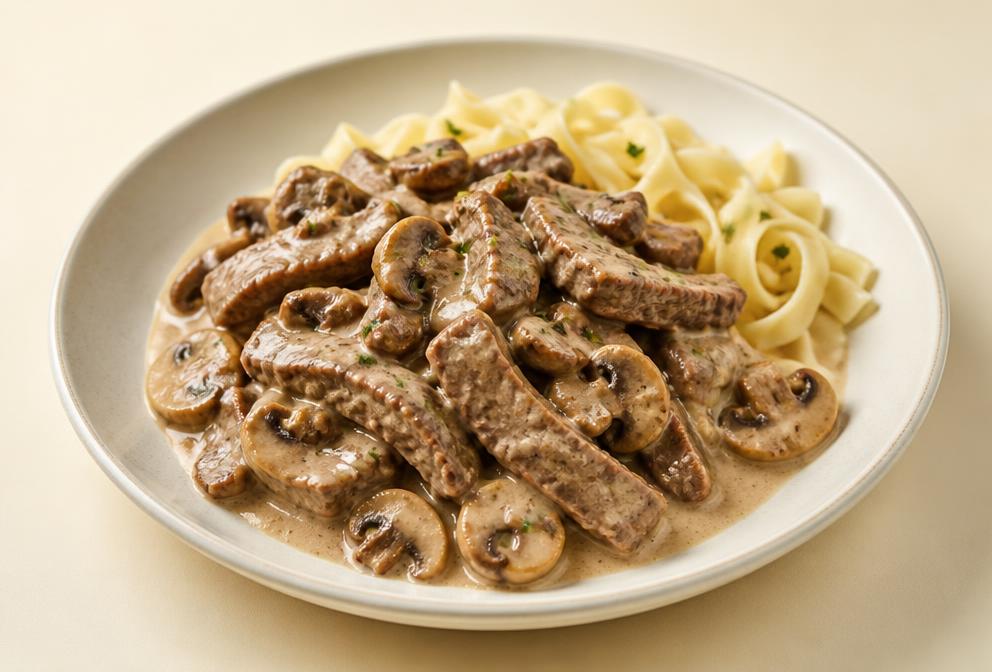 Bœuf Stroganoff