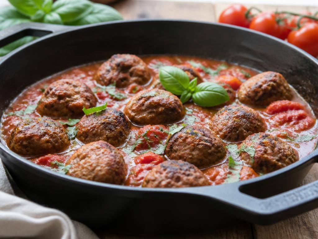 Boulettes de bœuf à la tomate