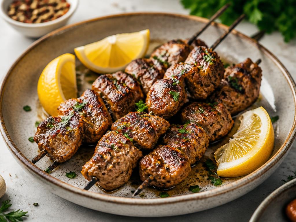 Brochettes d'agneau aux épices