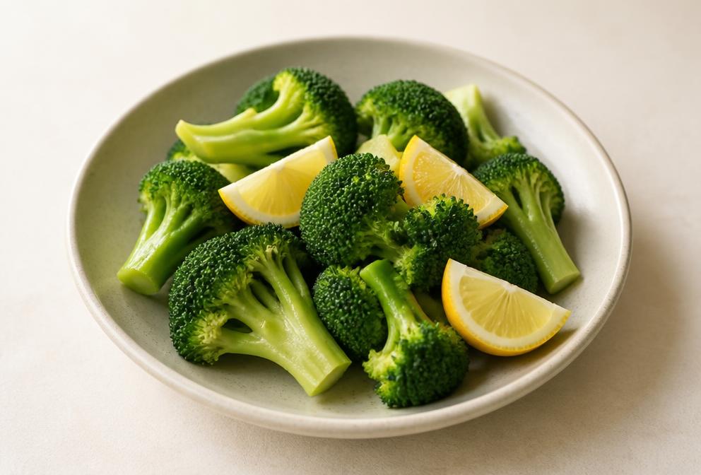 Brocoli vapeur au citron