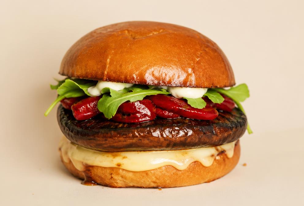 Burger au champignon portobello