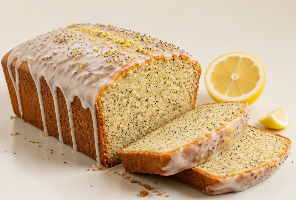 Cake citron et pavot