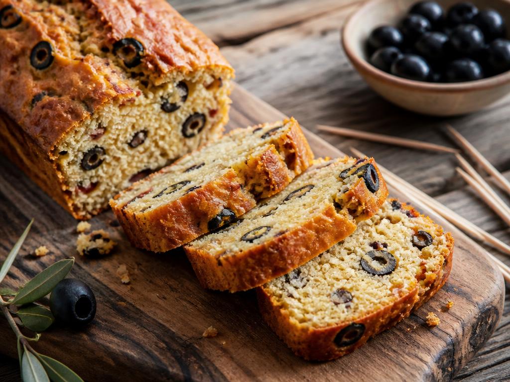 Cake salé aux olives