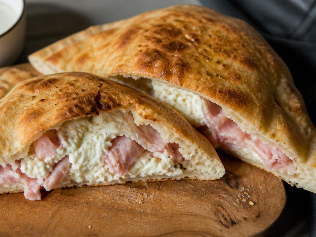 Calzone jambon et ricotta