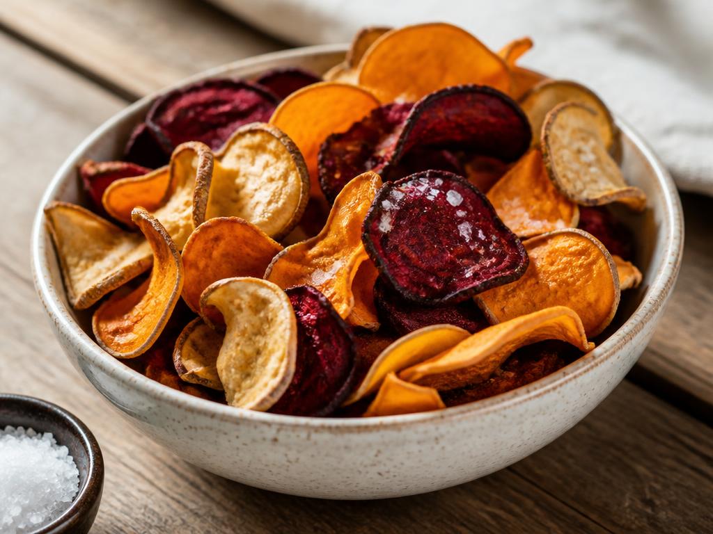 Chips de légumes maison