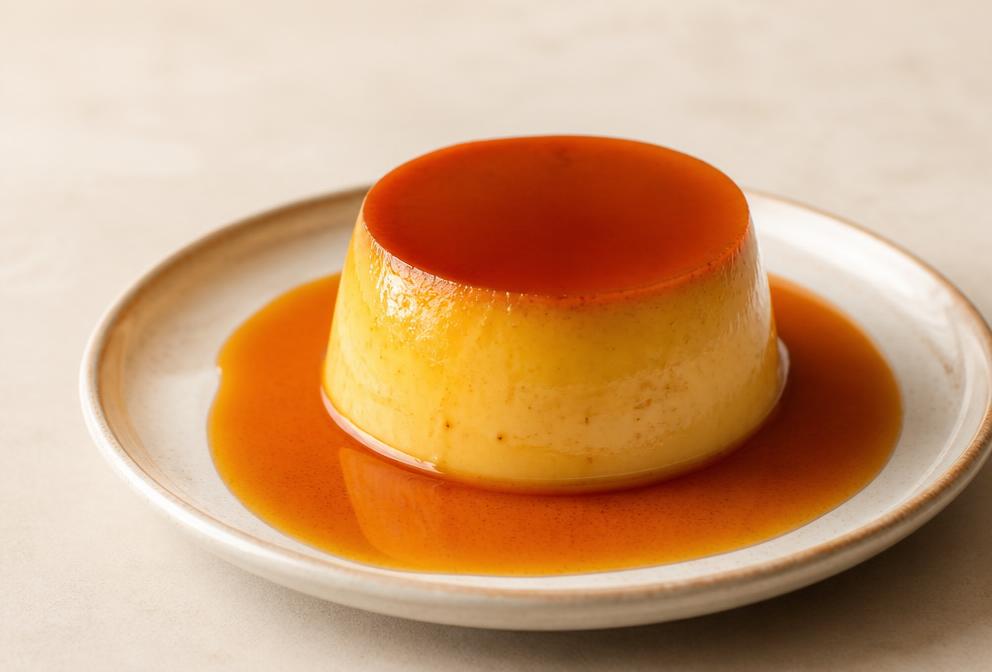 Crème caramel maison