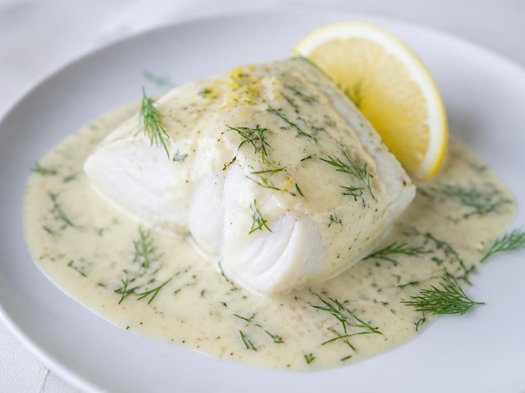 Dos de colin crème et citron