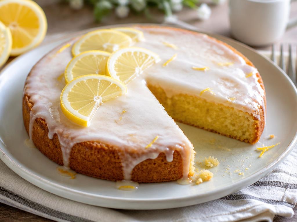 Fondant citron et amande