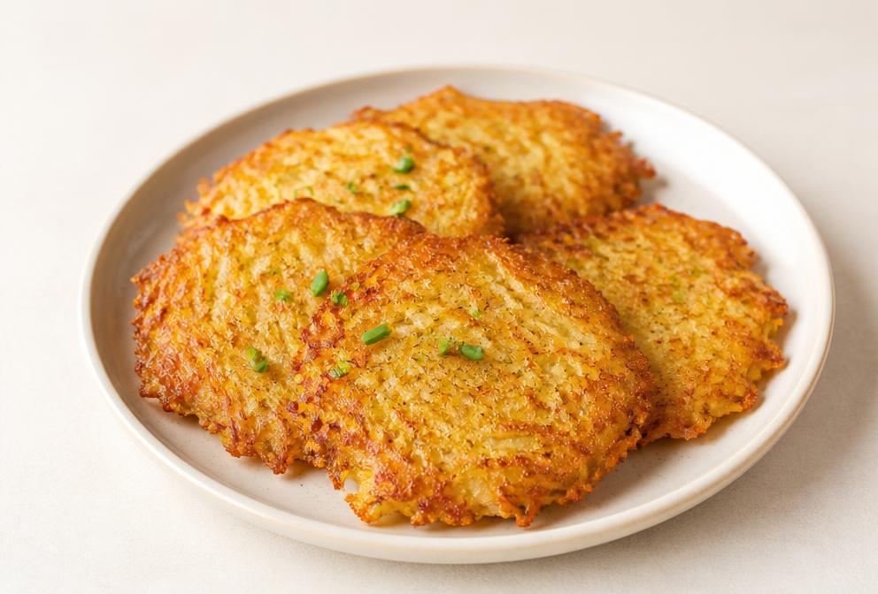 Galettes de pommes de terre à l'œuf