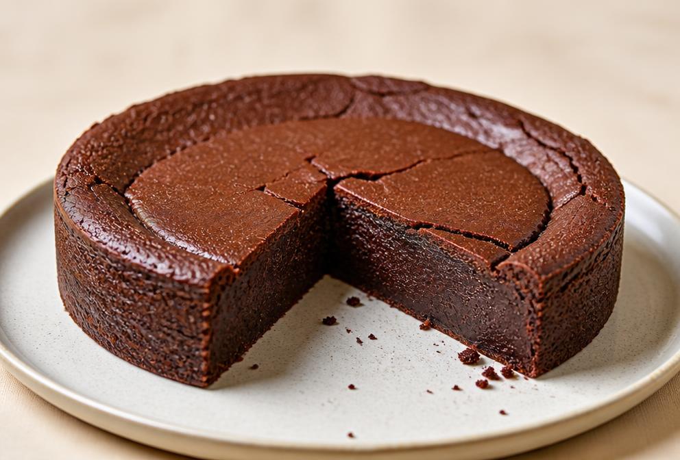 Gâteau au chocolat sans farine