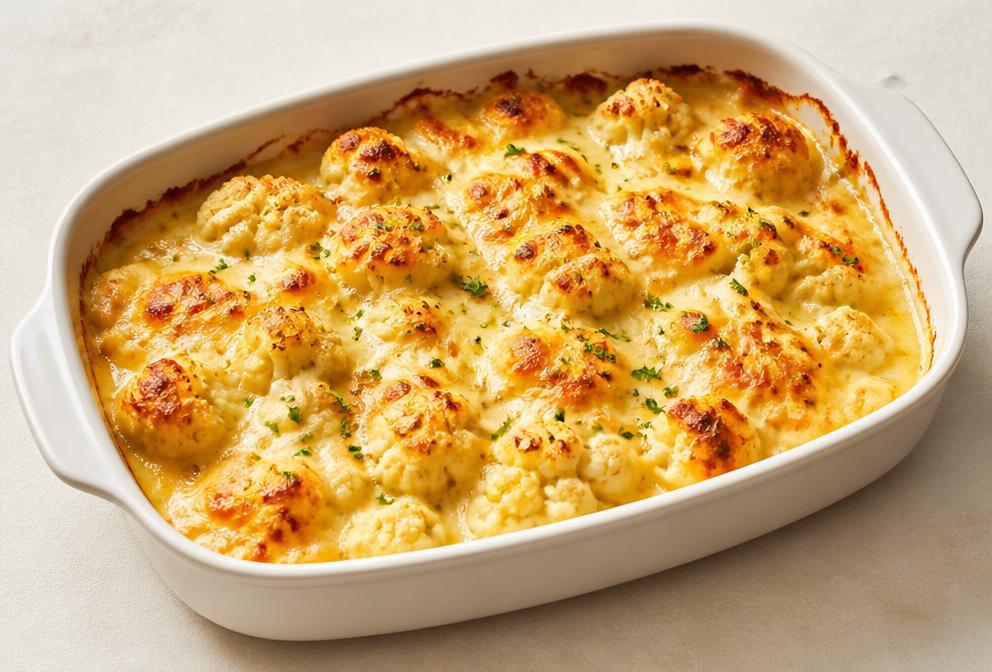 Gratin de chou-fleur au fromage