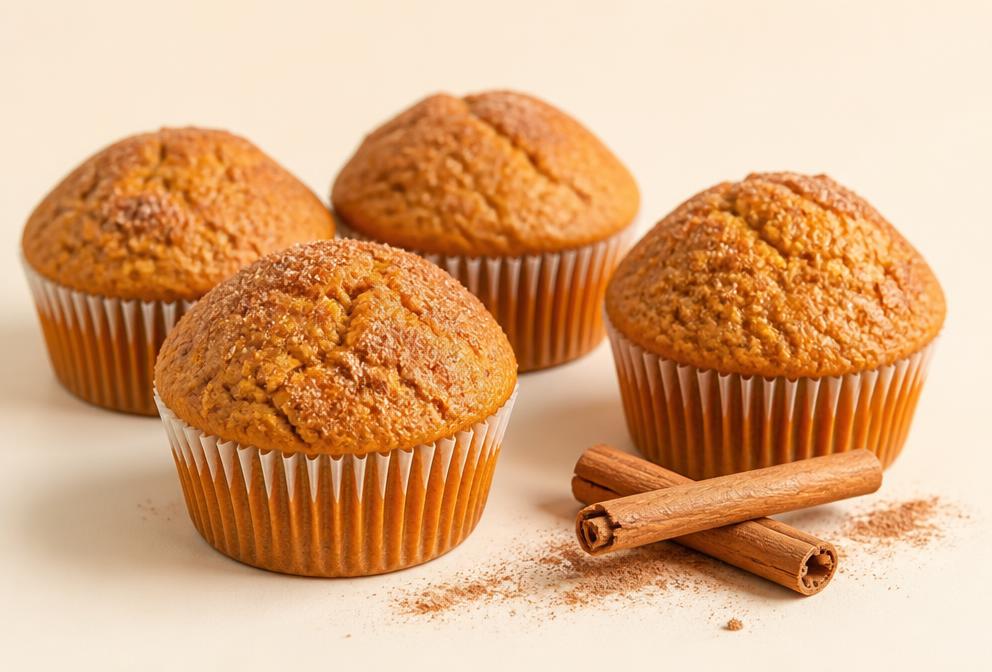 Muffins au potiron et cannelle